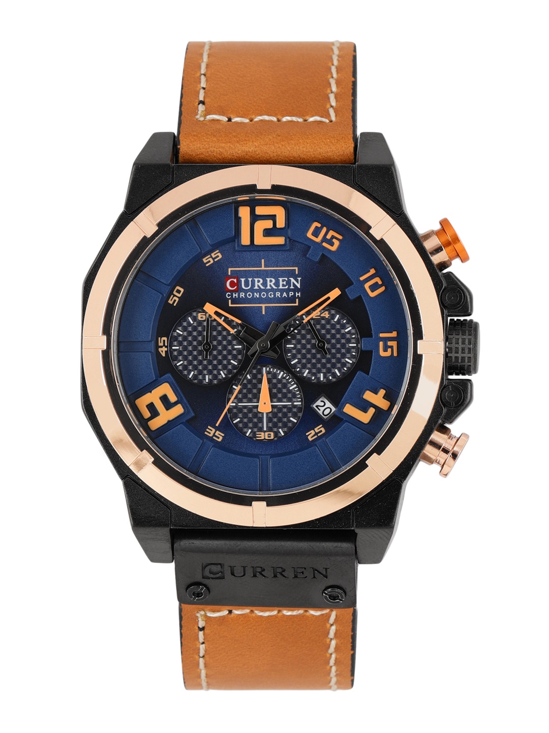 

Curren Men Blue Analogue Watch 8287BR