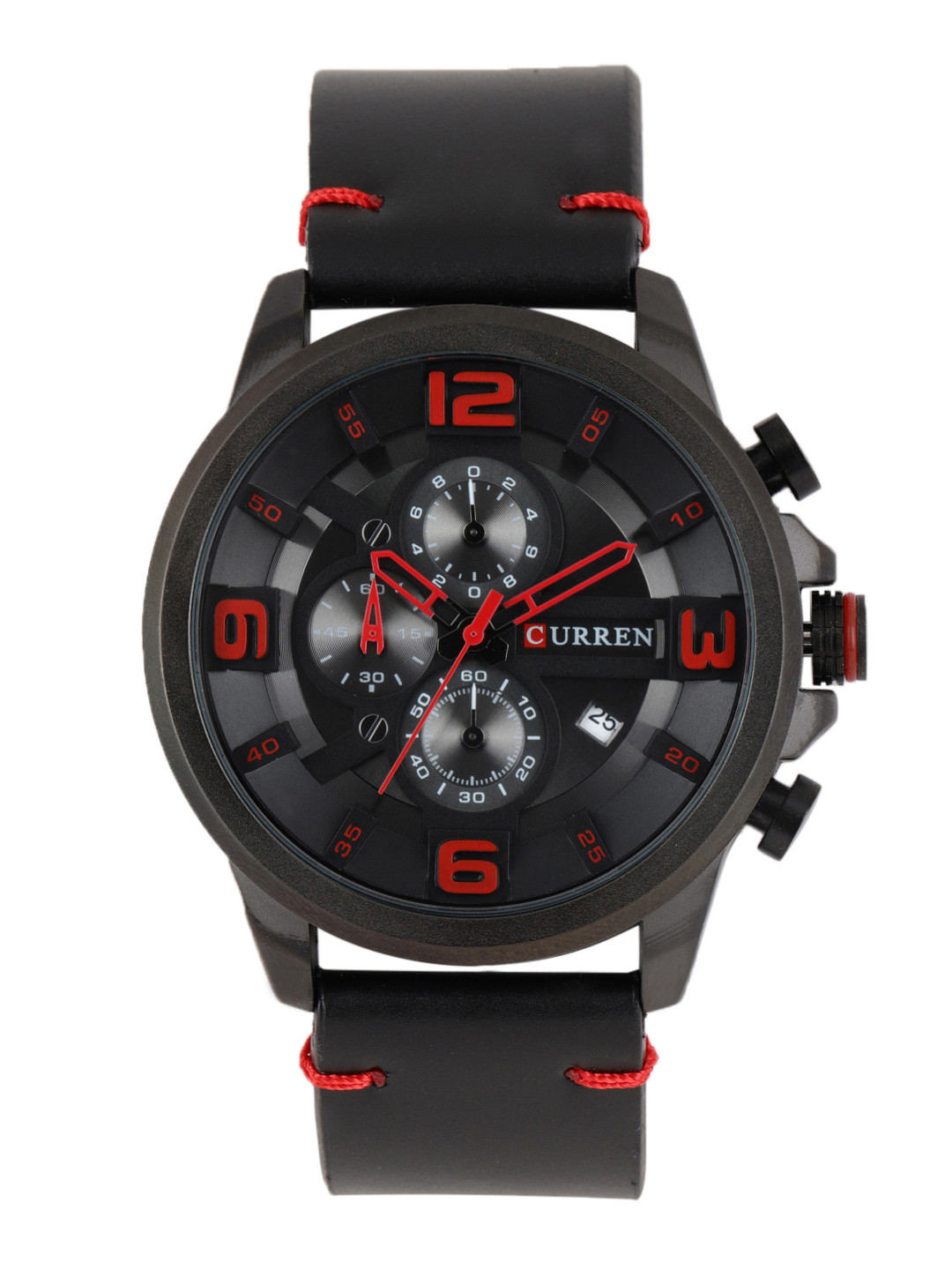 

Curren Men Black Analogue Watch 8288RE
