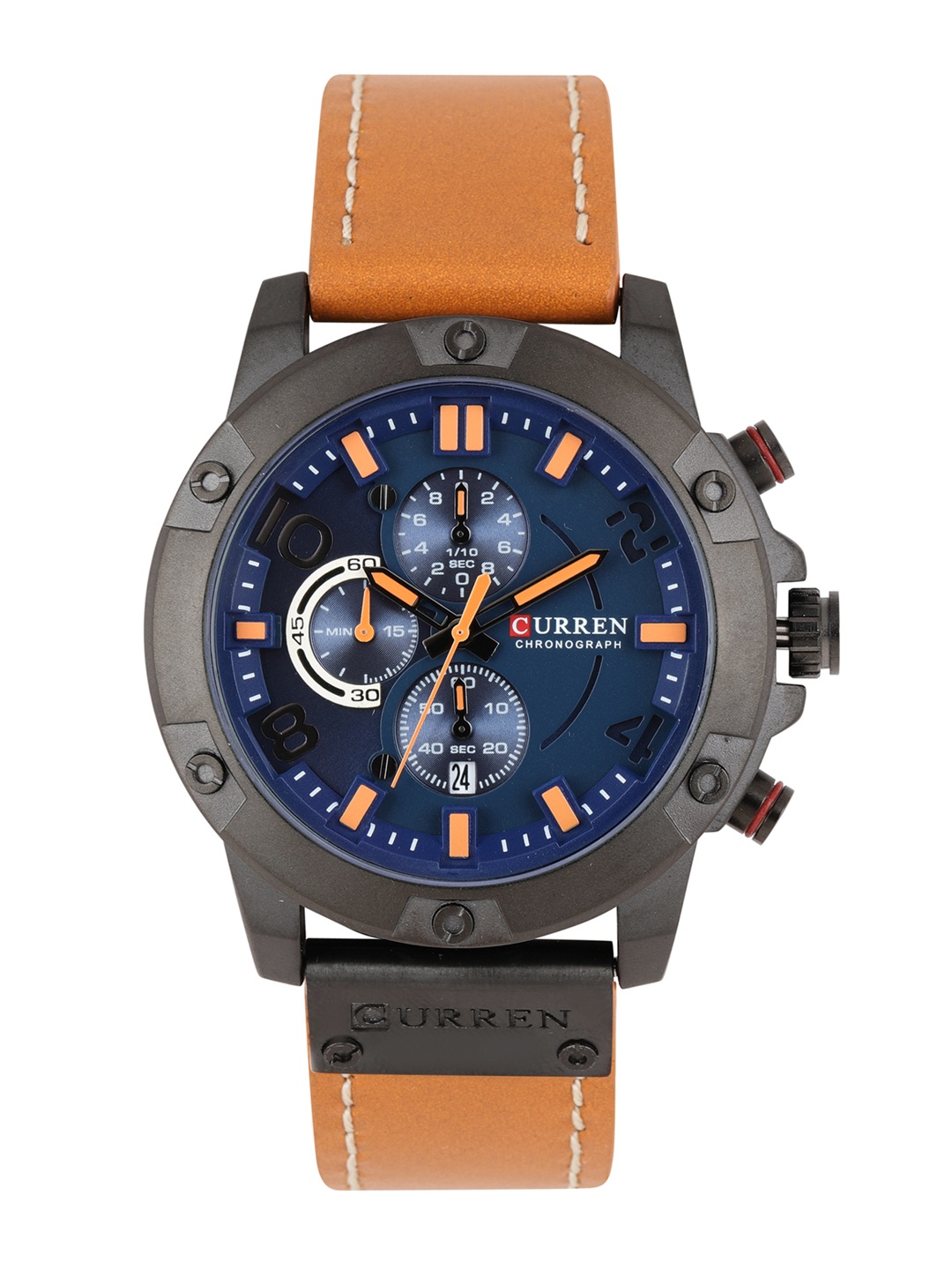 

Curren Men Blue Analogue Watch 8285TAN