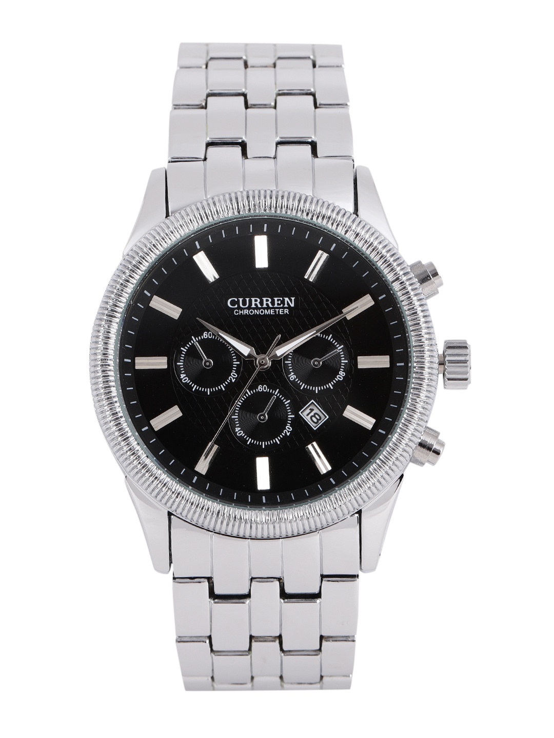 

Curren Men Black Analogue Watch