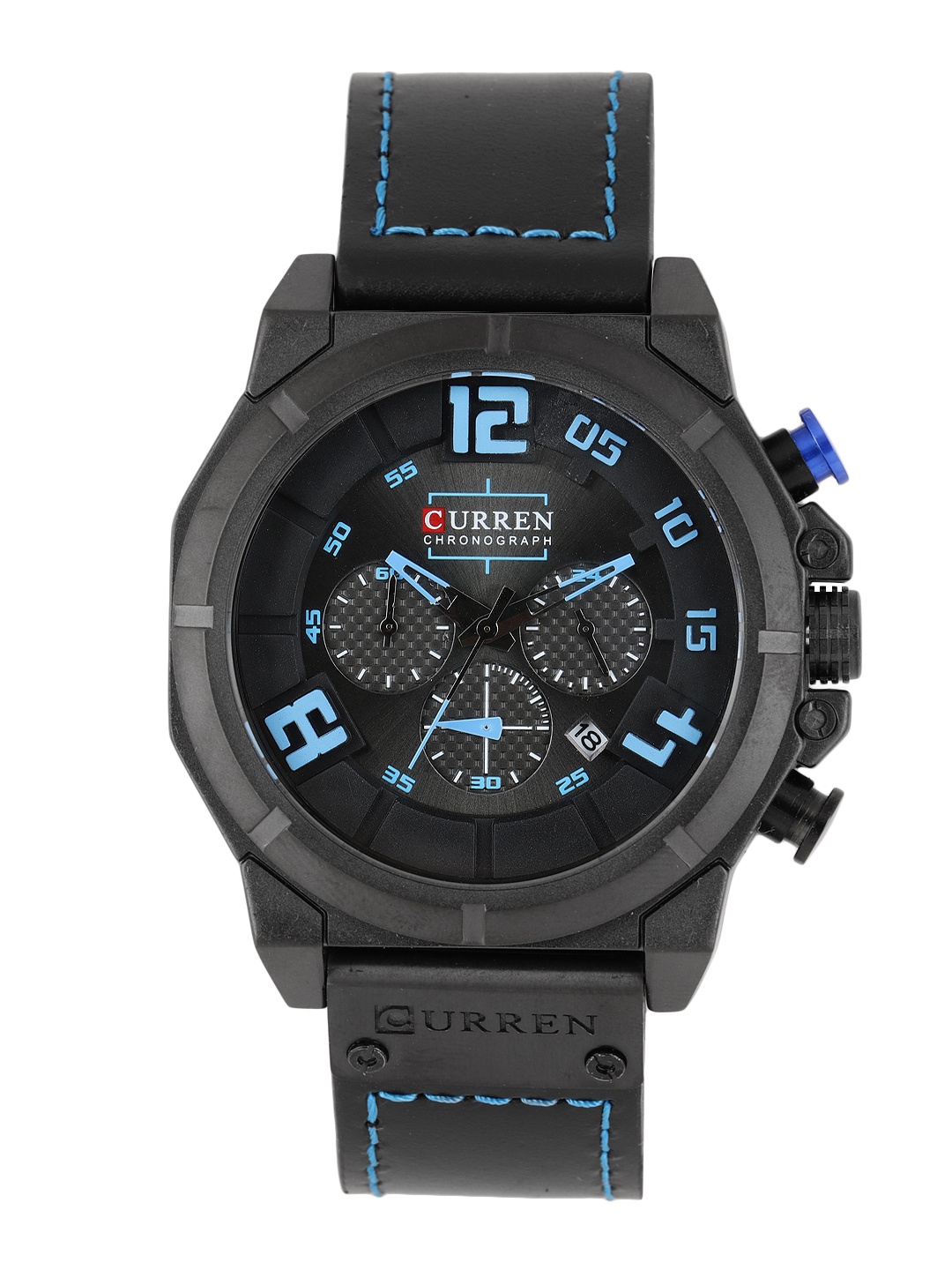 

Curren Men Black Analogue Watch 8287BL