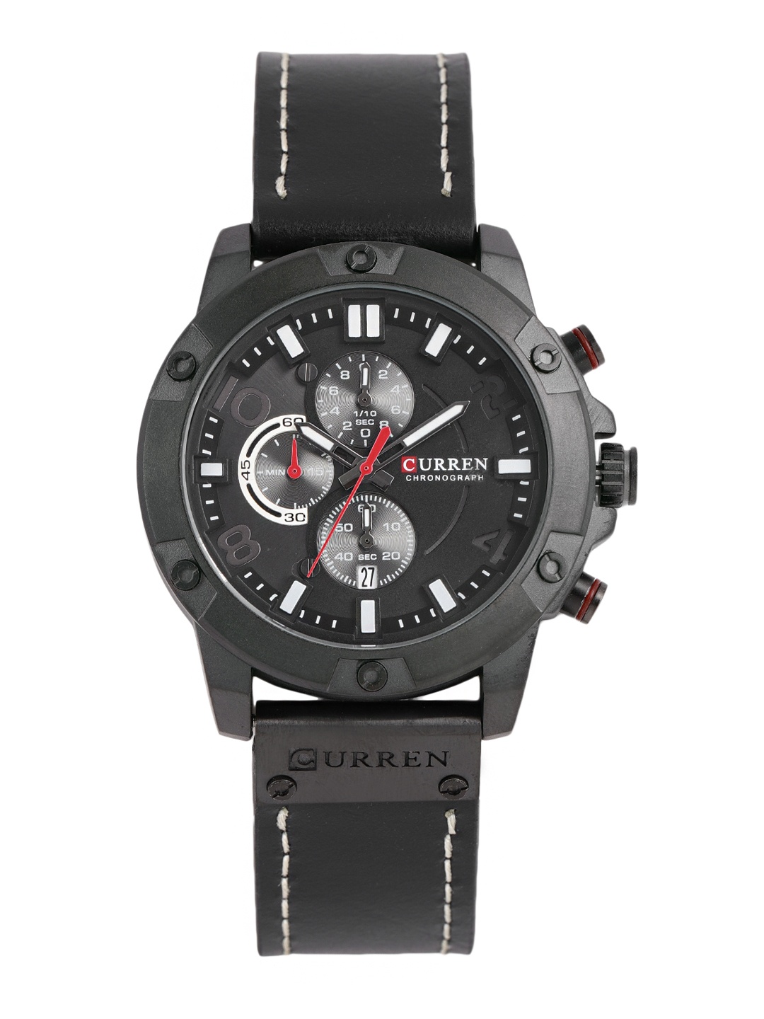 

Curren Men Black Analogue Chronograph Watch 8285BK