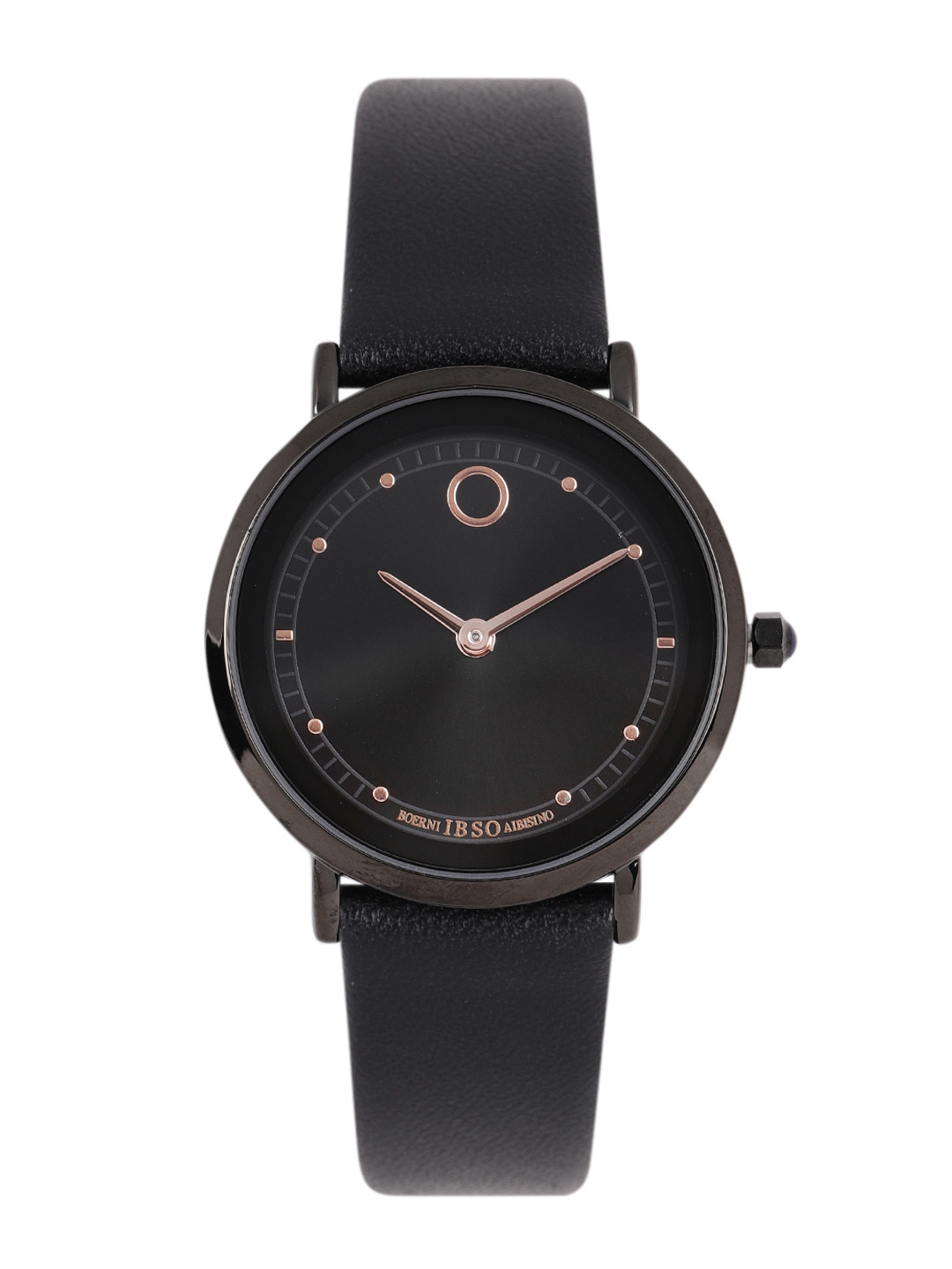 

IBSO Women Black Analogue Watch