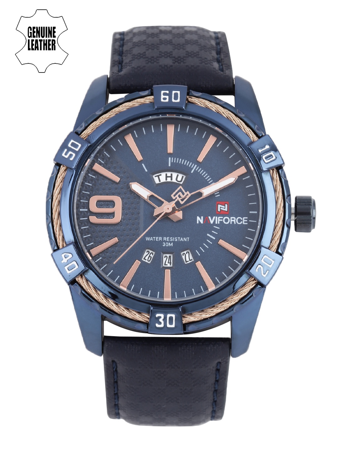 

Naviforce Men Blue Analogue Watch NF9117LBEBE