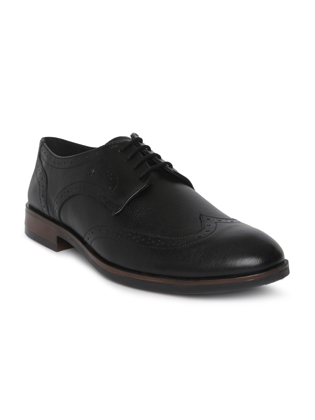

Arrow Men Black Formal Leather Brogues