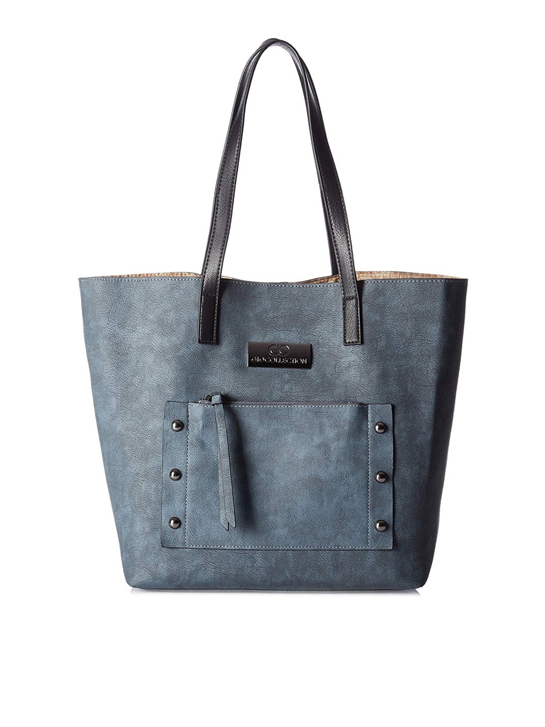 

GIO COLLECTION Grey Solid Shoulder Bag