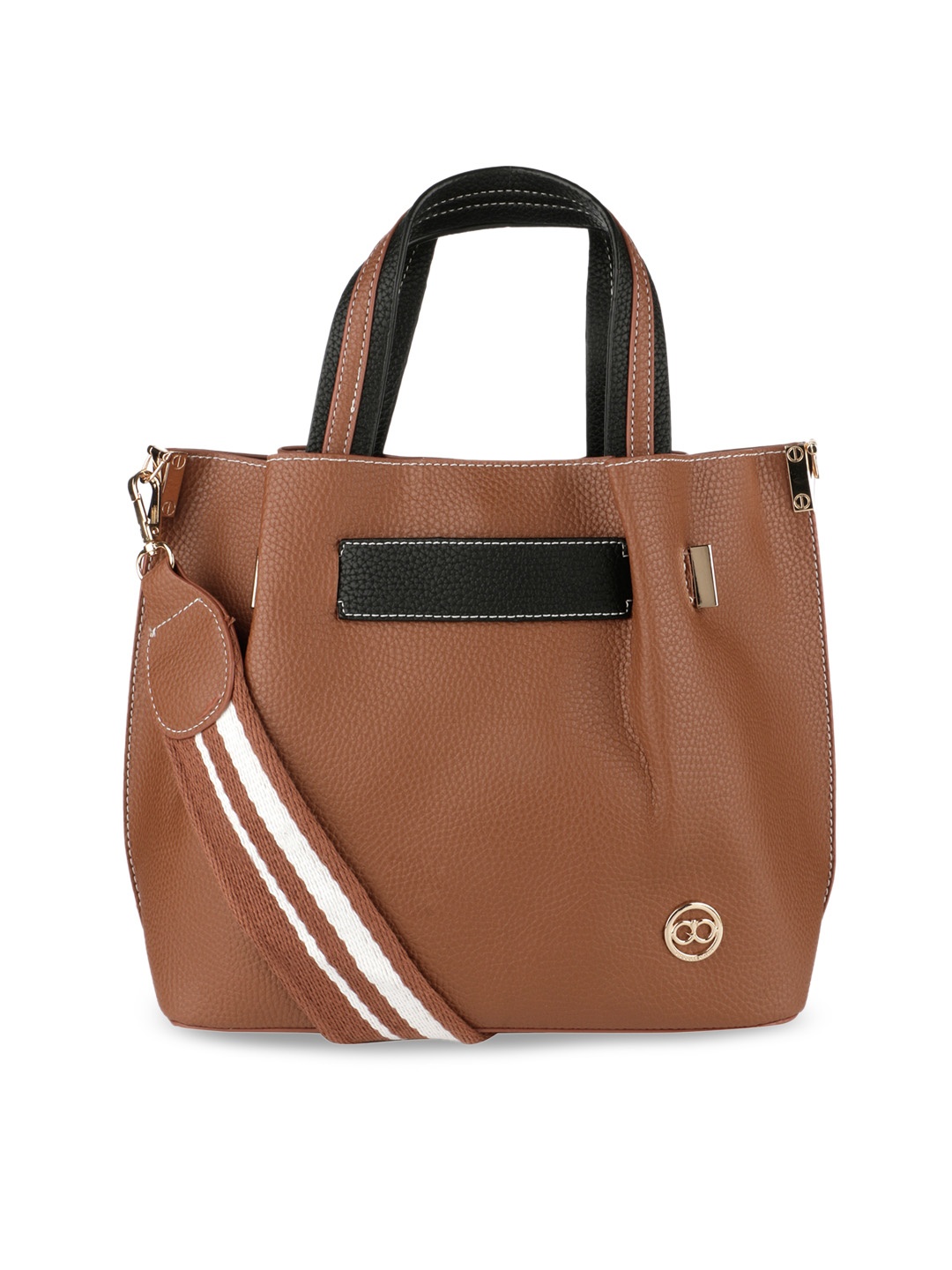 

GIO COLLECTION Brown Solid Shoulder Bag
