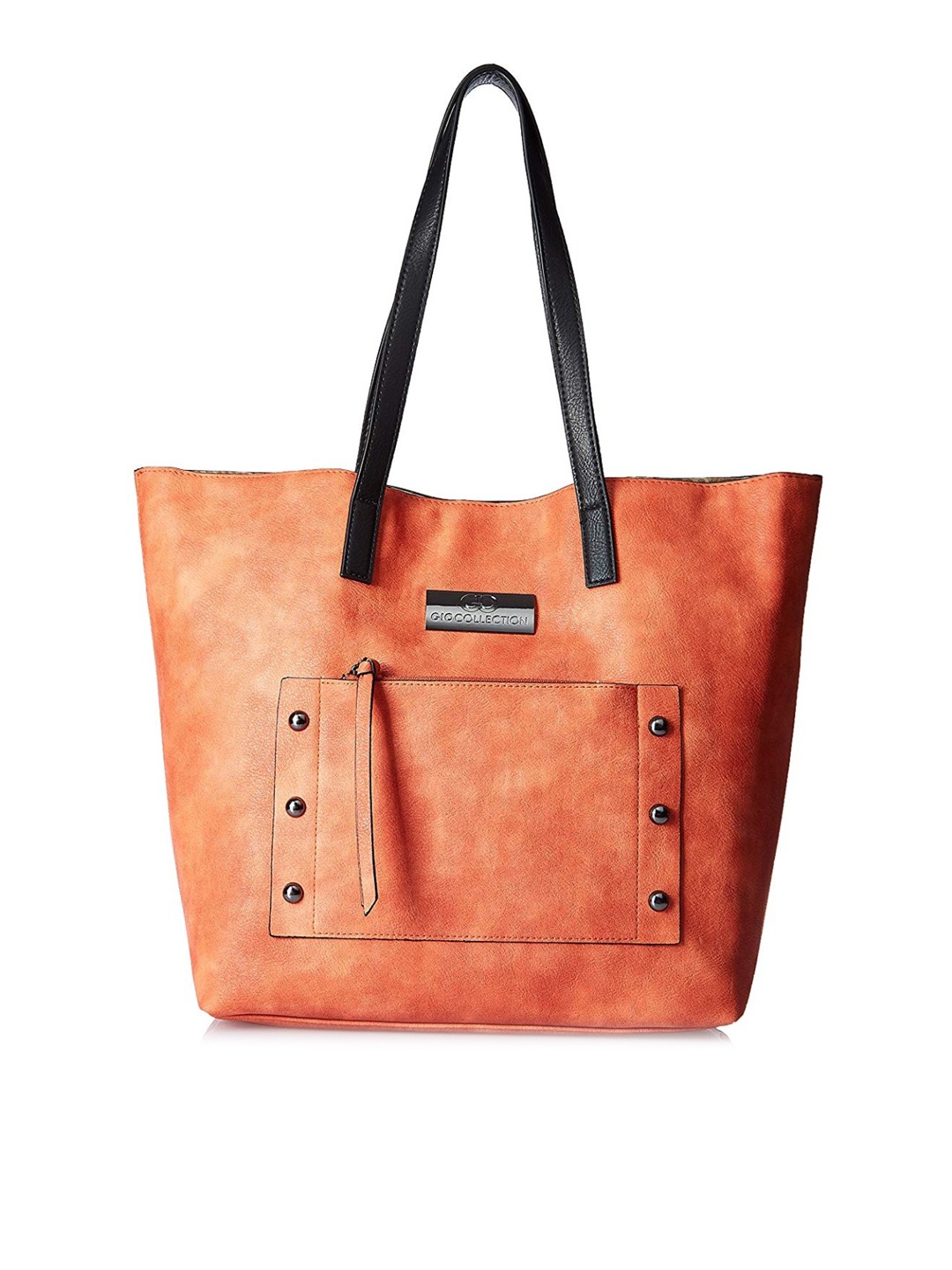 

GIO COLLECTION Orange Solid Shoulder Bag