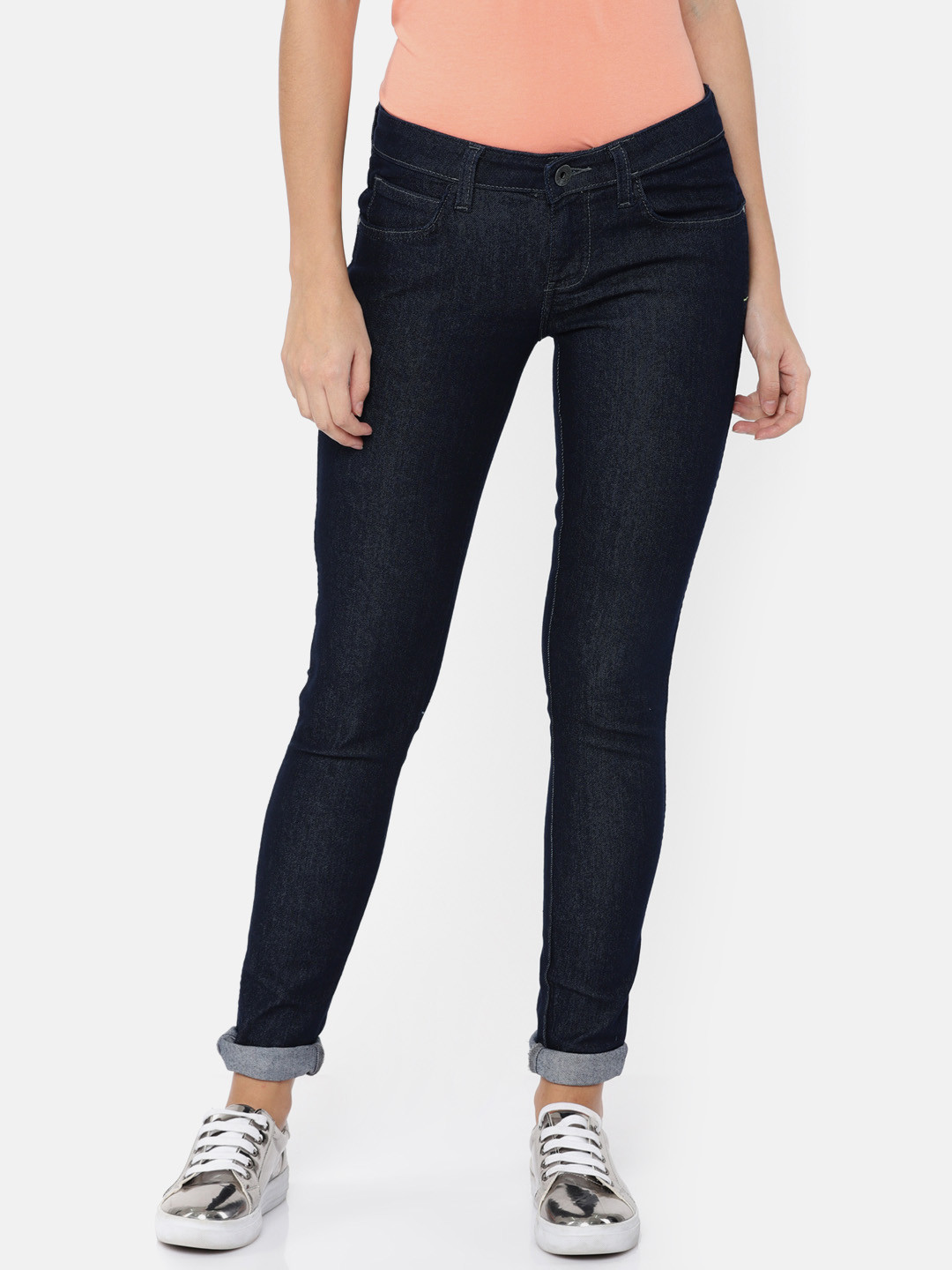 

Wrangler Women Blue Ultra Skinny Fit Low-Rise Clean Look Stretchable Jeans