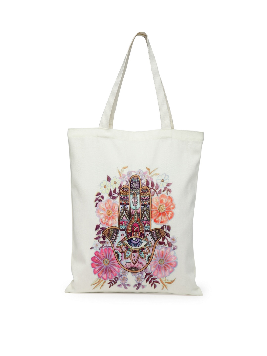 

The House of Tara White Printed Tote Bag