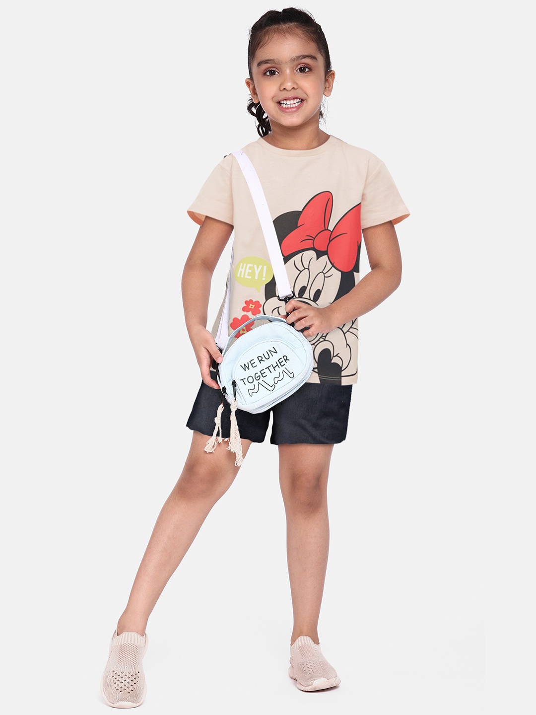 

Gini and Jony Girls Navy Blue Solid Regular Fit Shorts