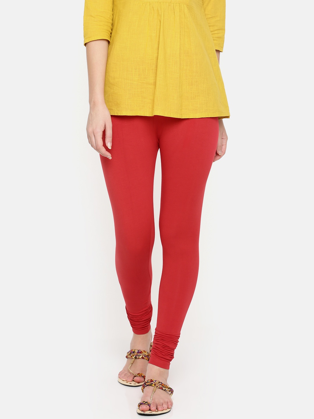 

De Moza Red Leggings