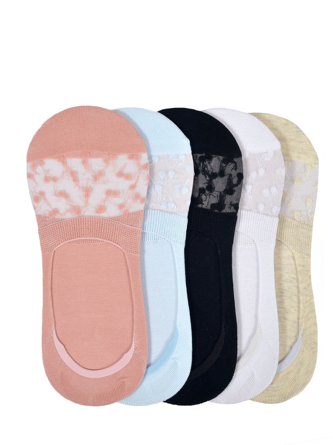 

MARC Women Pack of 5 Shoeliners, Multi