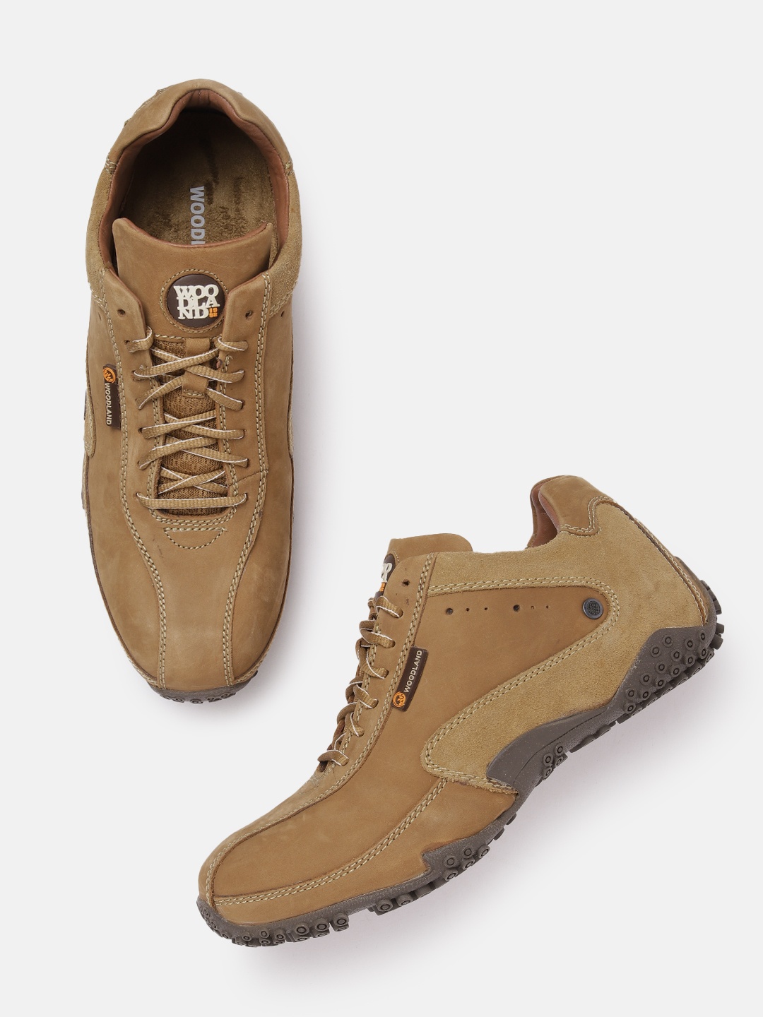 

Woodland Men Nubuck Trekking Shoes, Brown