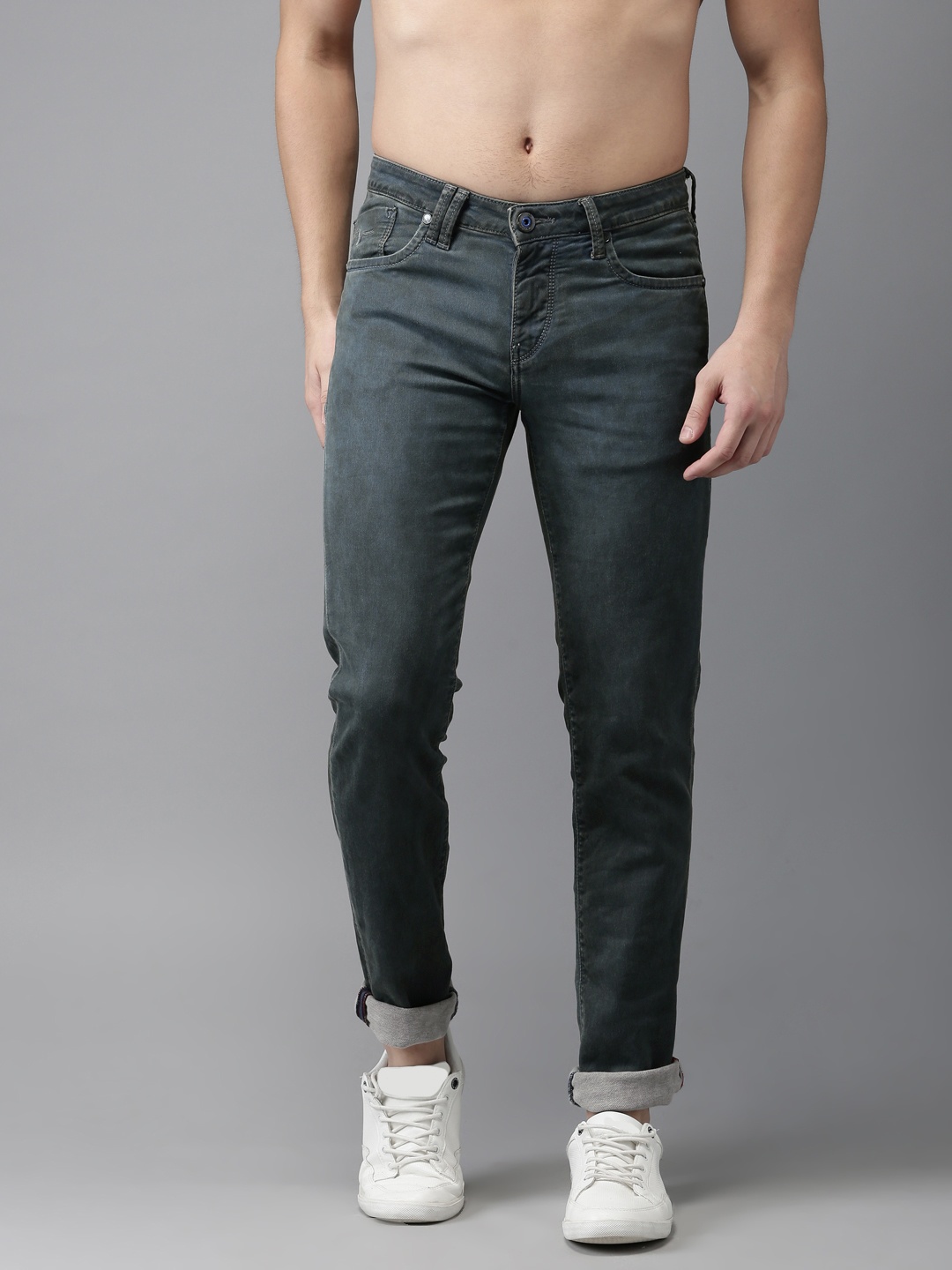 

Flying Machine Men Blue & Blue Micheal Tapered Fit Jeans