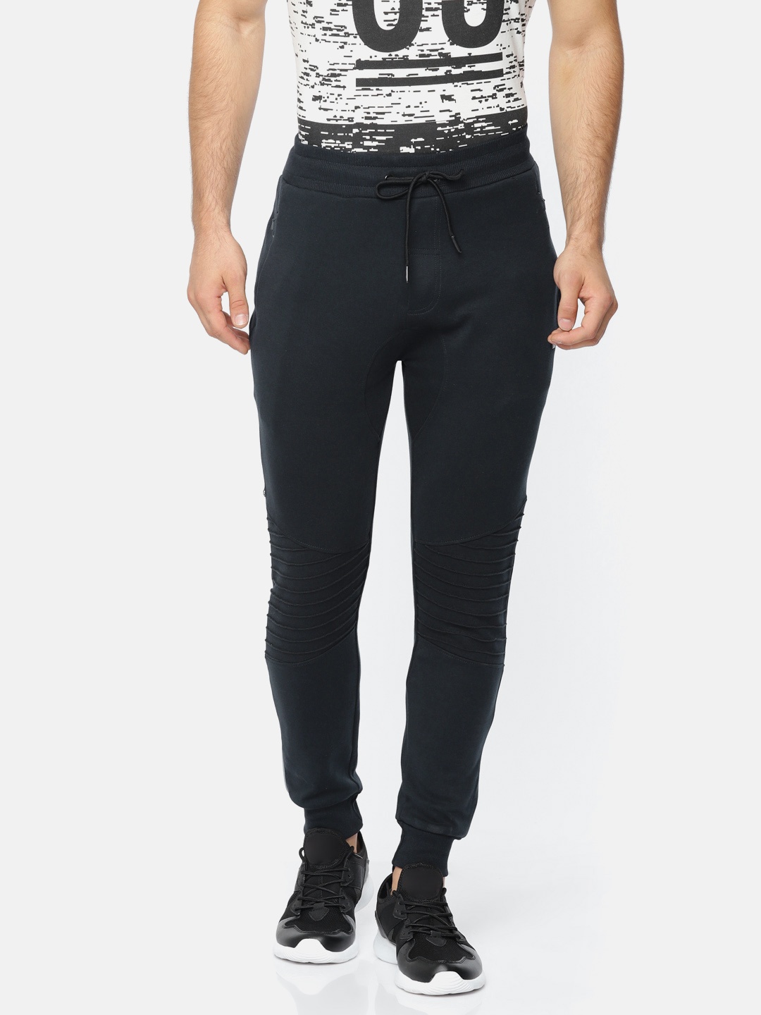

Proline Active Men Navy Blue Pedal Daks Joggers