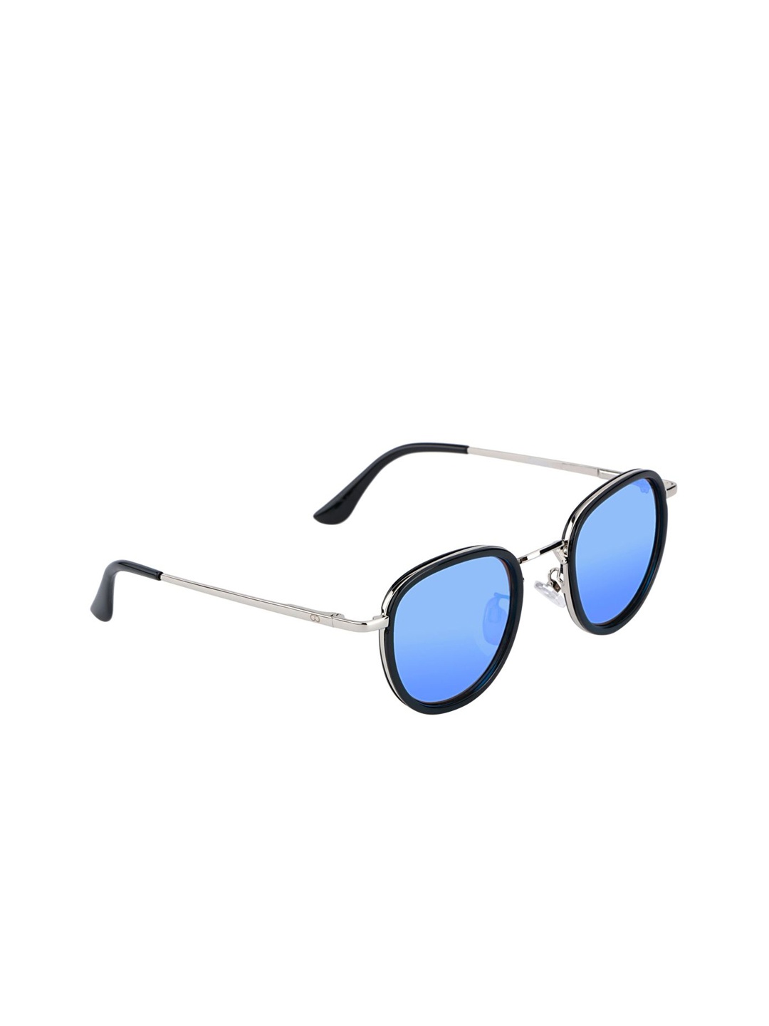 

GIO COLLECTION Women Oval Sunglasses G6729BLK, Blue