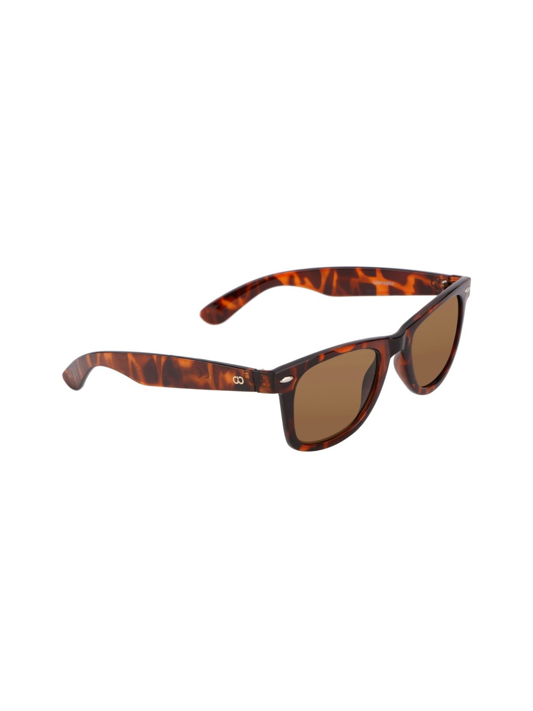 

GIO COLLECTION Unisex Wayfarer Sunglasses G3891DBRW, Brown