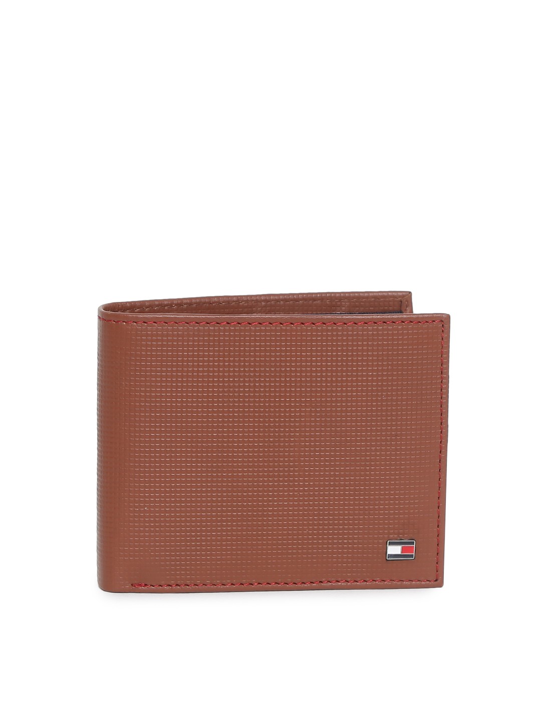 

Tommy Hilfiger Men Tan Solid Two Fold Wallet