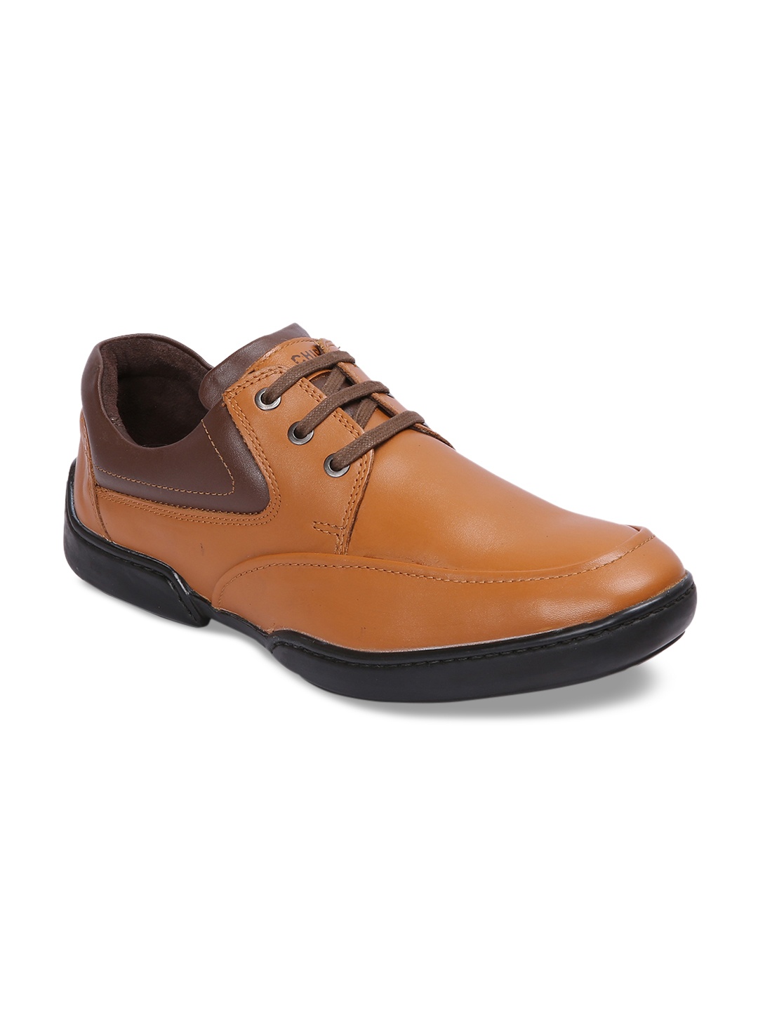 

Red Chief Men Tan Leather Derbys