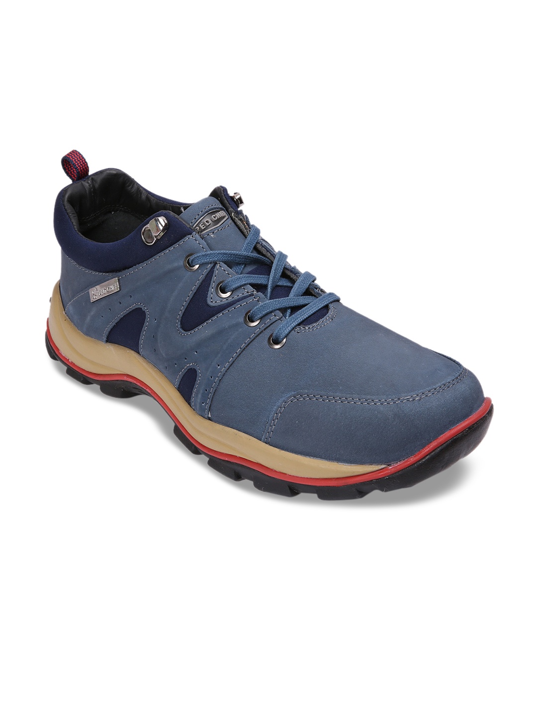 

Red Chief Men Blue Leather Sneakers