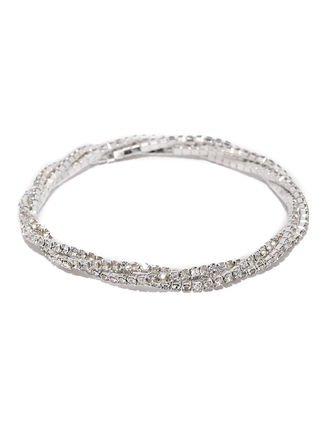 

Accessorize Silver-Toned Multistrand Bracelet