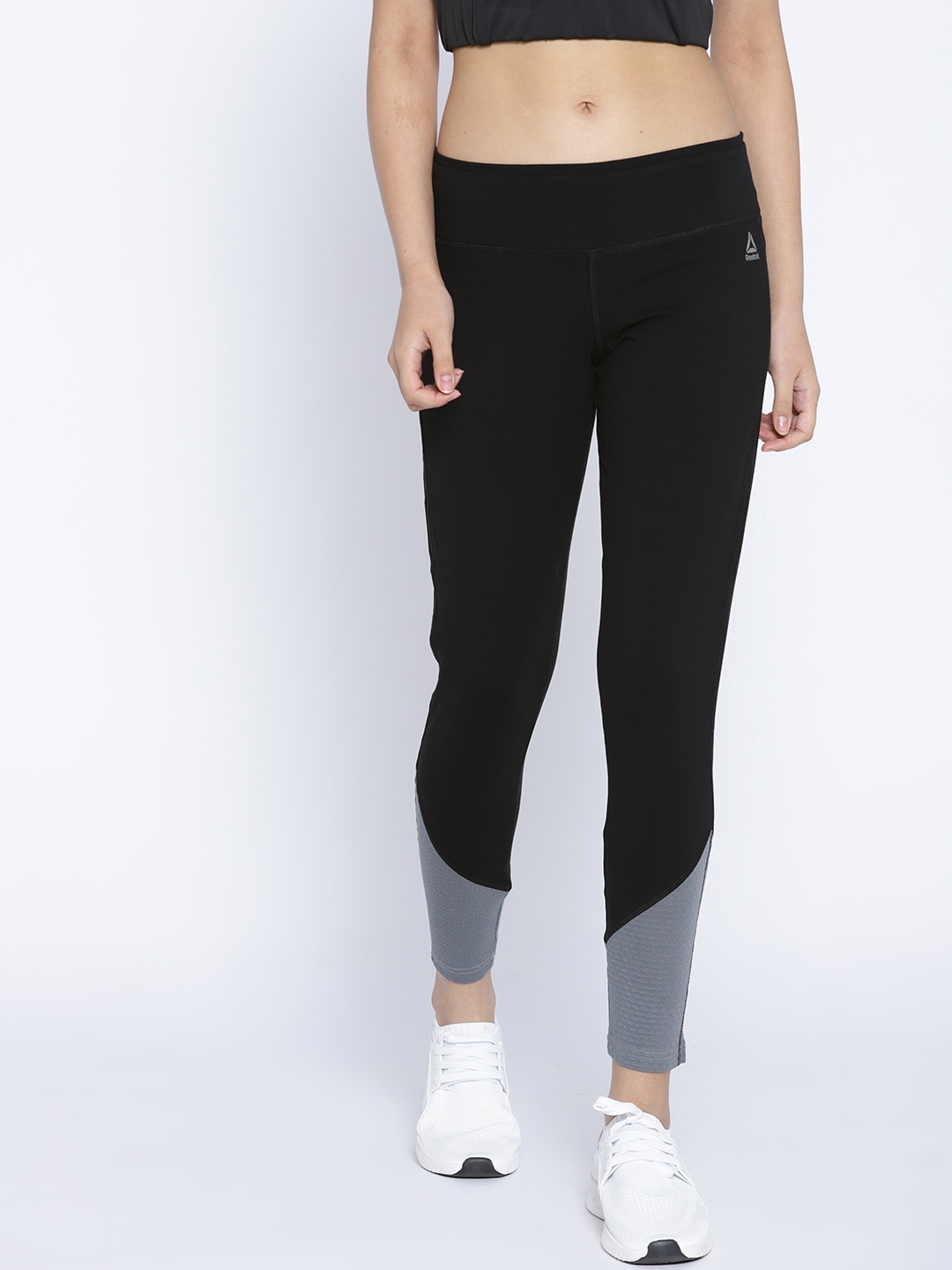 

Reebok Black Core 1 Colourblocked Training Tights