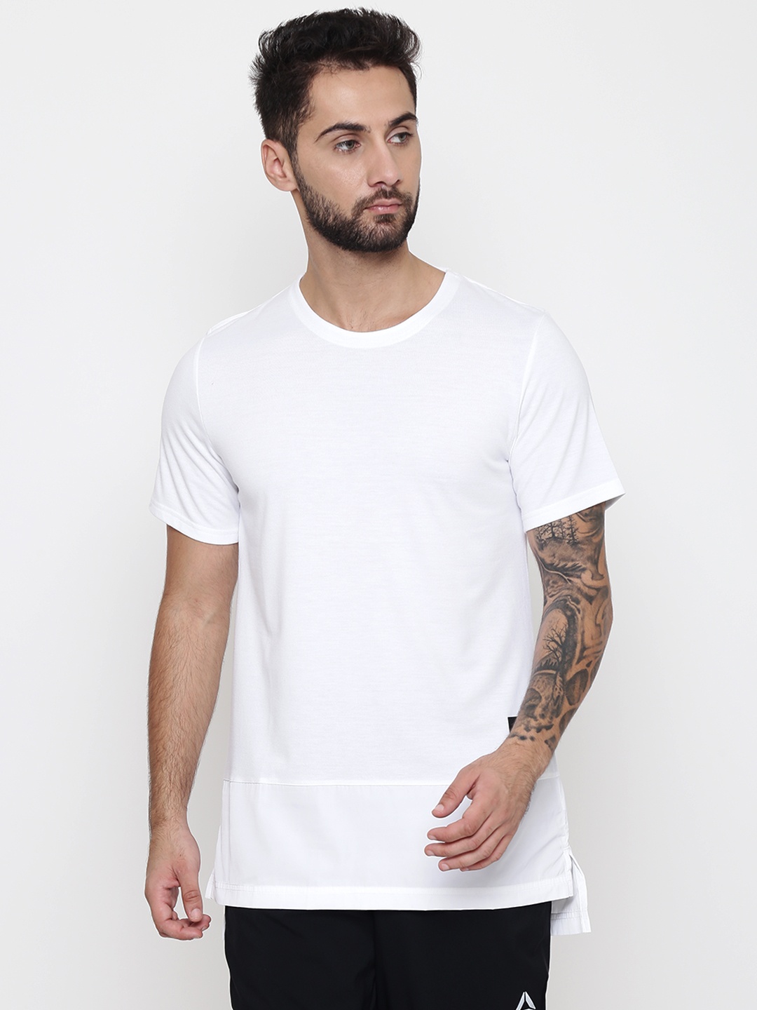 

Reebok Men White Training Supply Tech T-shirt