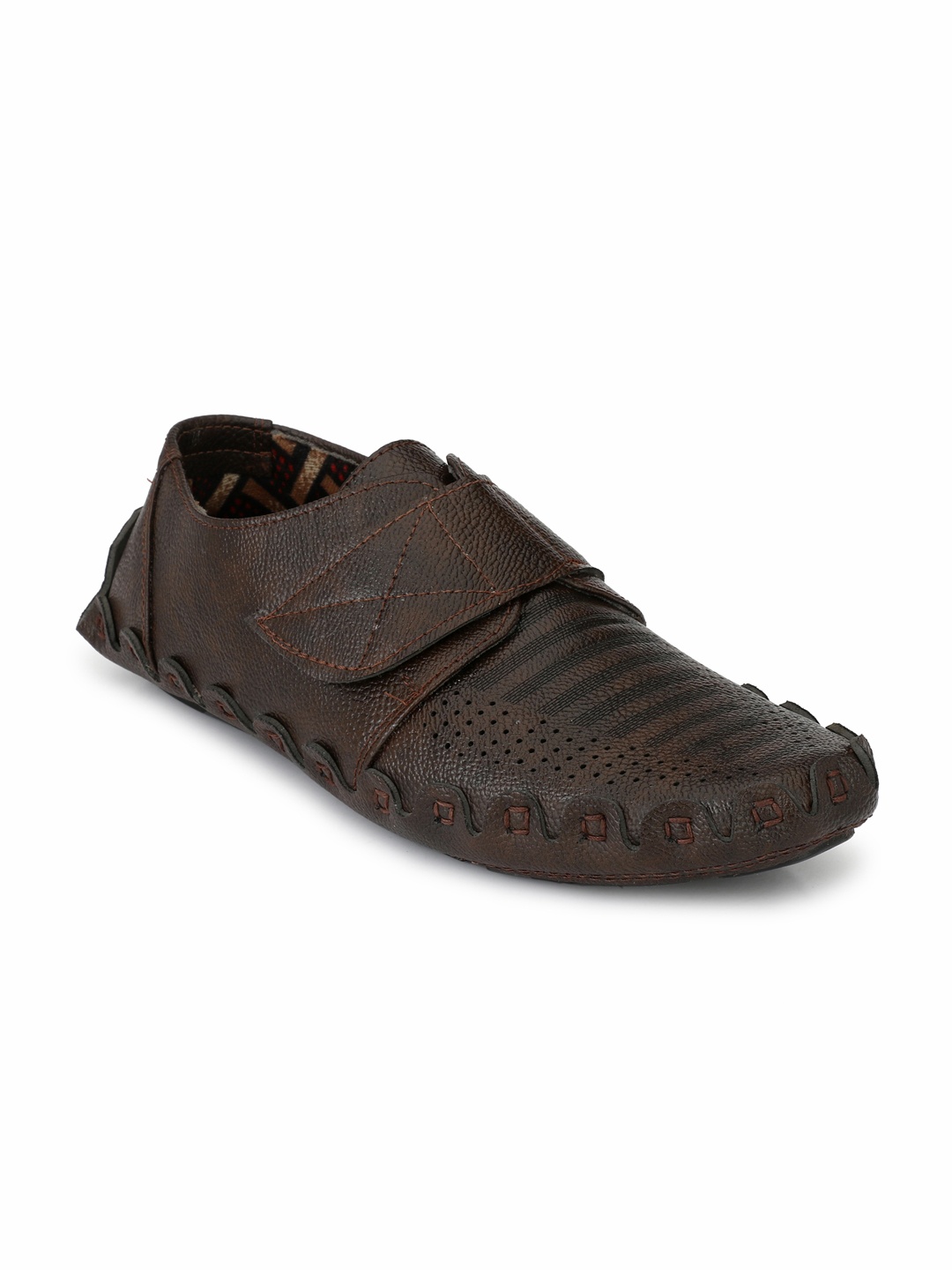 

Prolific Men Brown Slip-On Sneakers