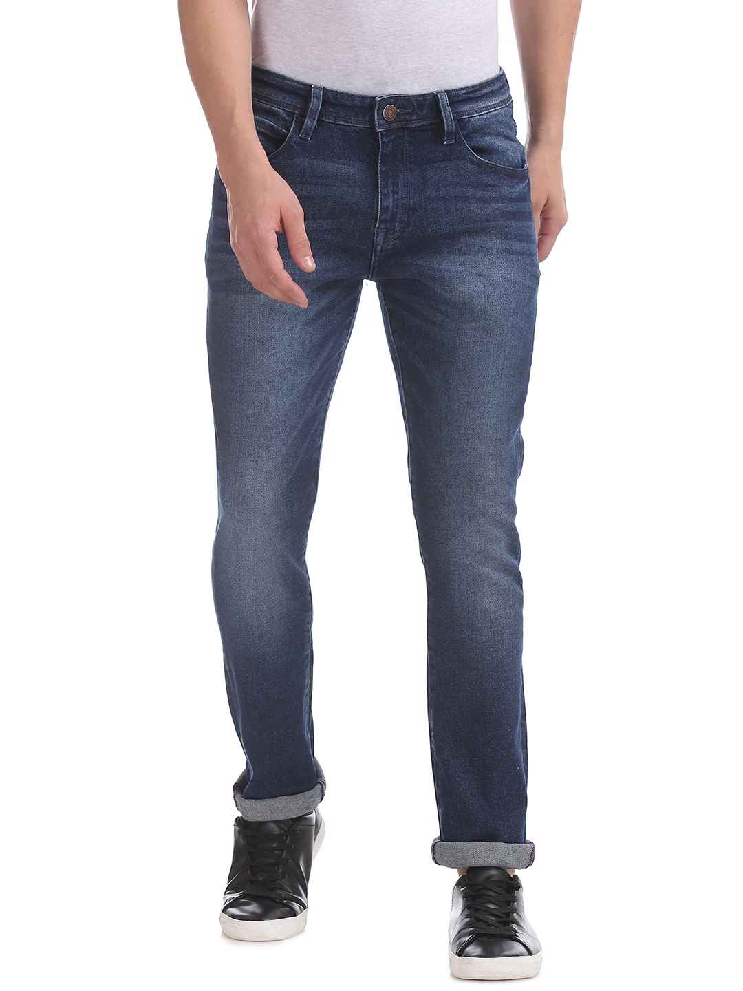 

Arrow Sport Men Blue Slim Fit Mid-Rise Clean Look Jeans