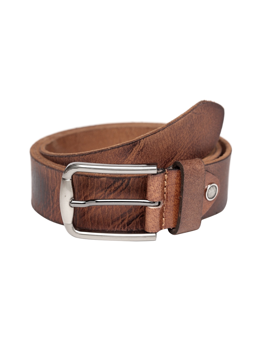 

Teakwood Leathers Men Tan Brown Solid Belt