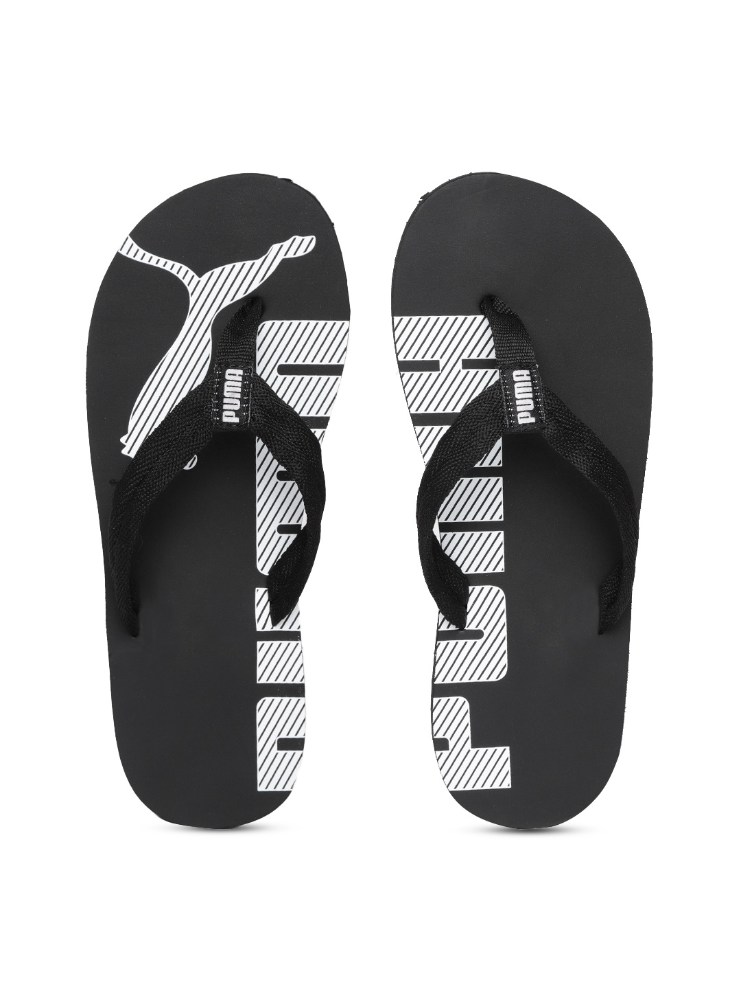 

Puma Unisex Black Epic Toss V2 Printed Thong Flip-Flops