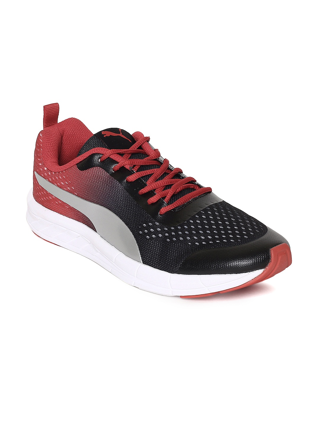 

Puma Men Black & Red Feral Runner Running Shoes