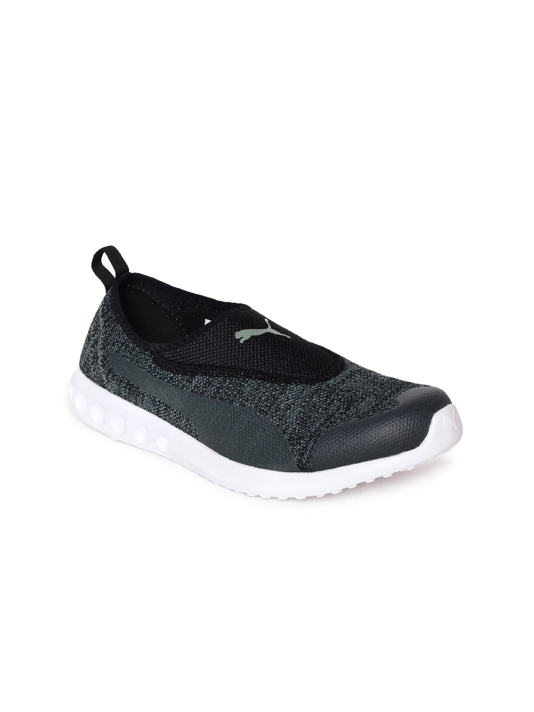 

Puma Women Charcoal Grey Black Carson 2 Slip-On Walking Shoes