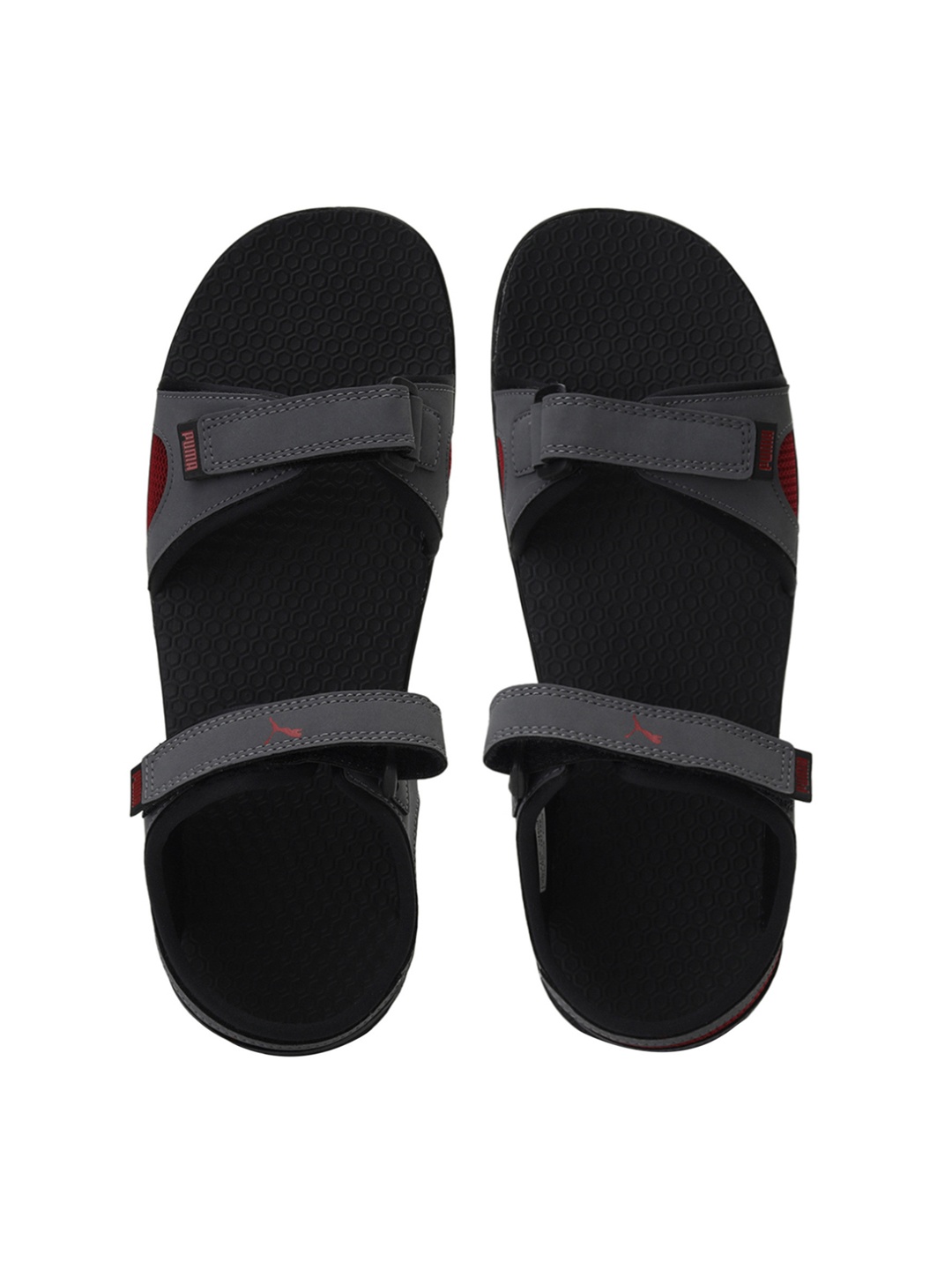 

Puma Men Grey & Black Relay MU Sports Sandals