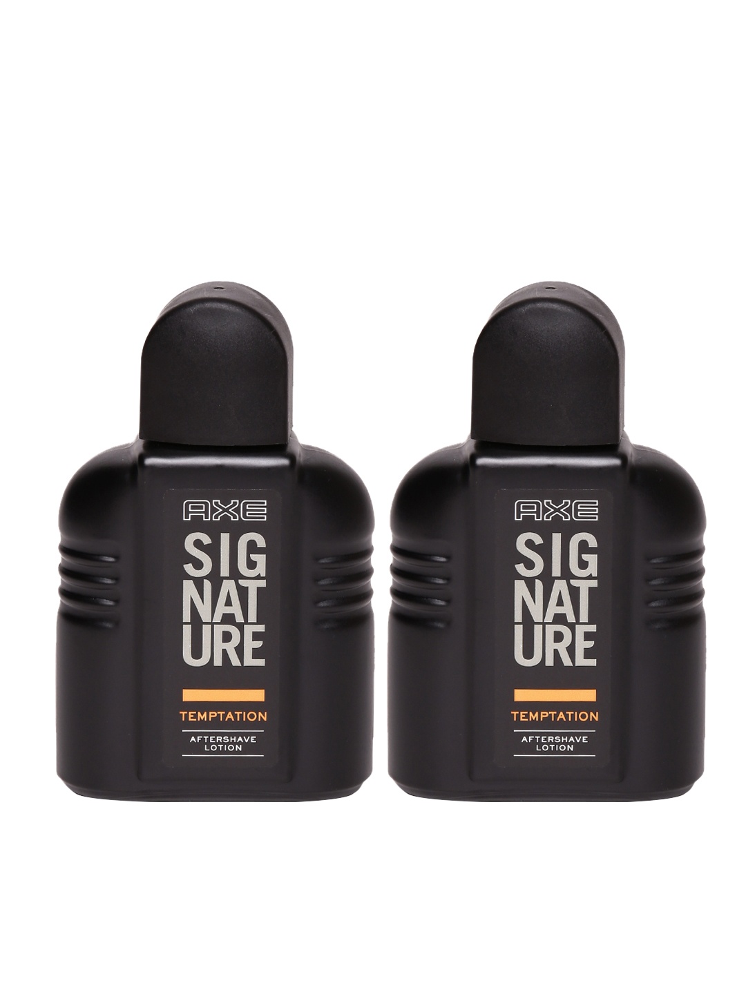 

AXE Men Signature Pack of 2 Temptation Aftershave Lotion, Black