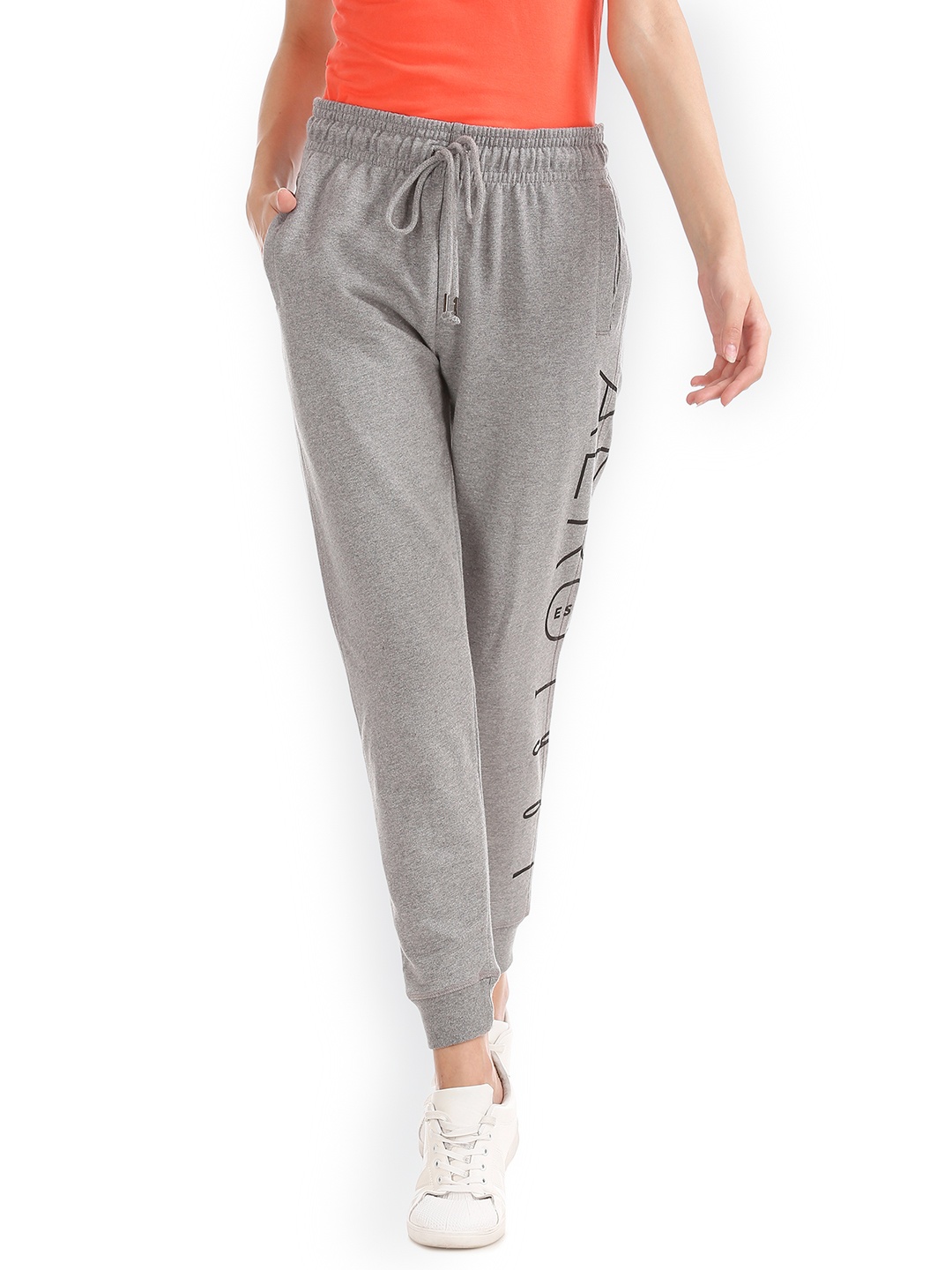 

Aeropostale Women Grey Solid Slim Fit Joggers