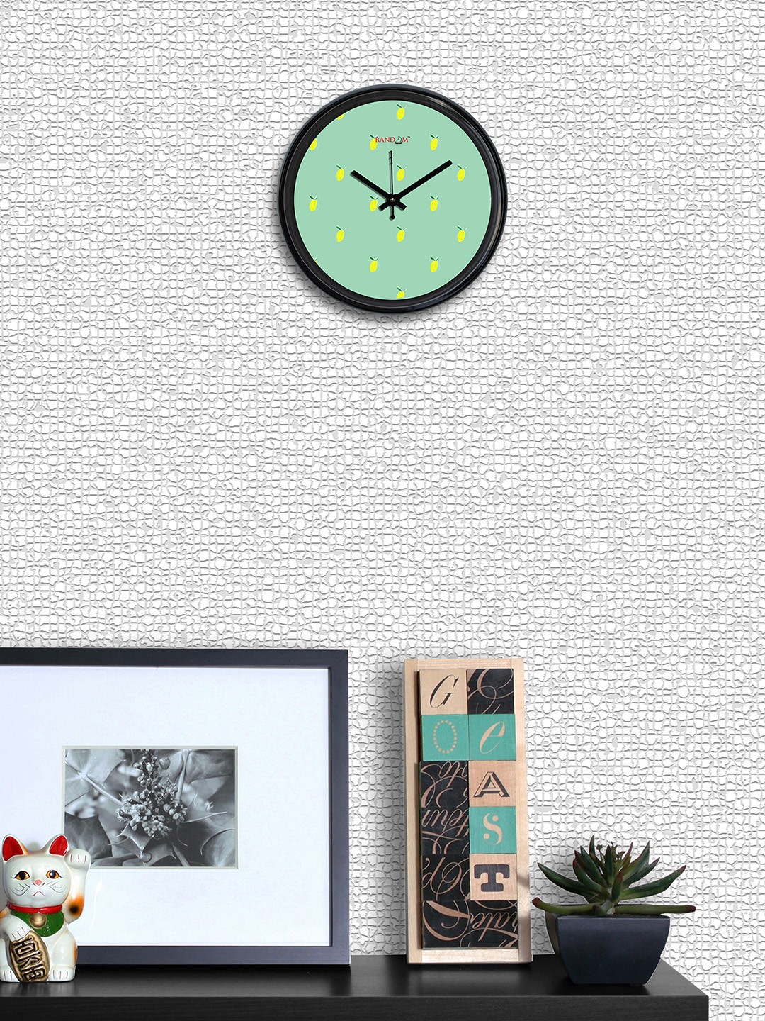 

RANDOM Sea Green Round Printed Analogue 30 cm Wall Clock