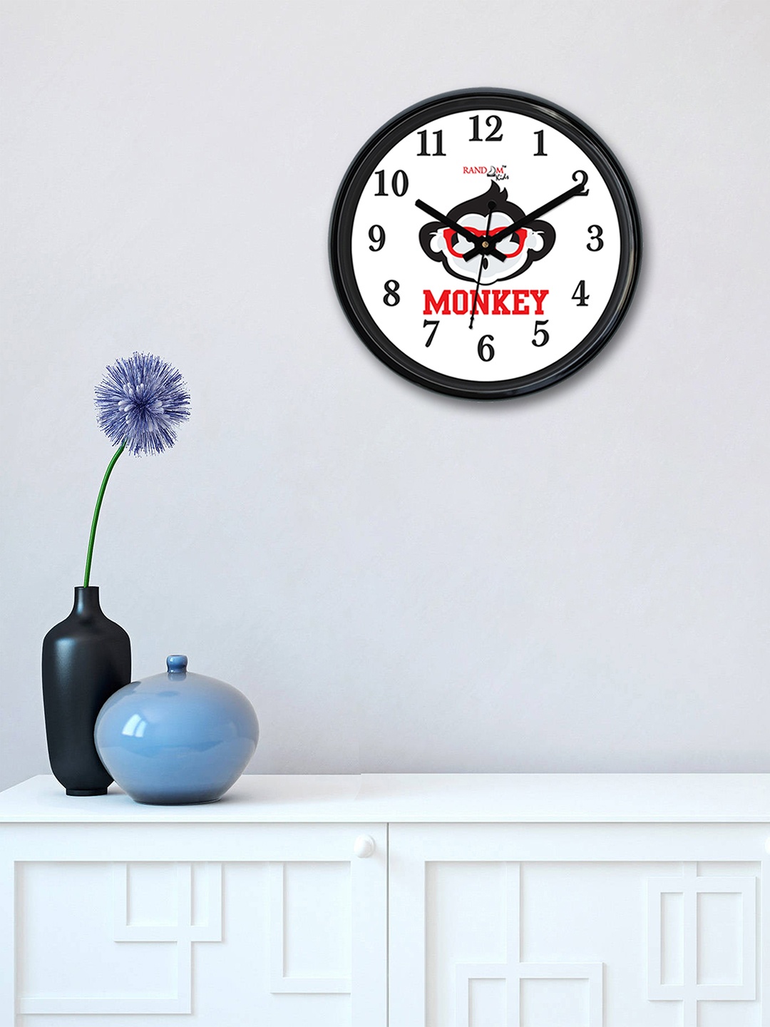 

RANDOM White Round Printed Analogue Wall Clock