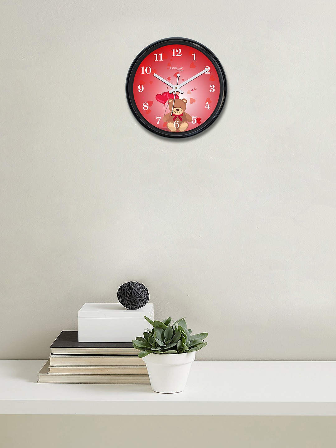 

RANDOM Brown Round Printed Analogue Wall Clock