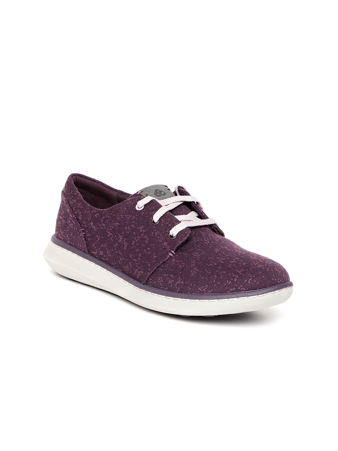 

Clarks Women Burgundy Sneakers