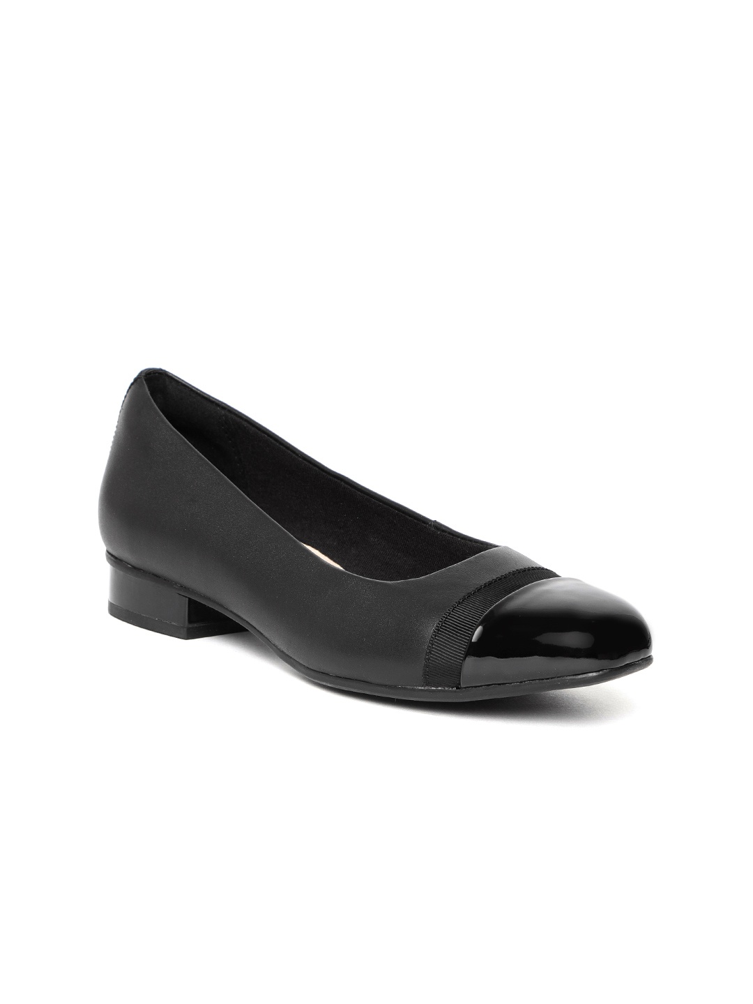 

Clarks Women Black Leather Ballerinas