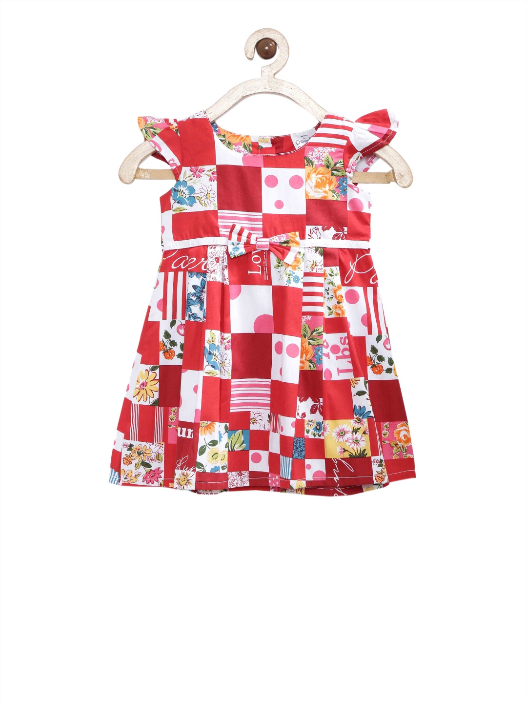 

Doodle Girls Red Printed A-Line Dress