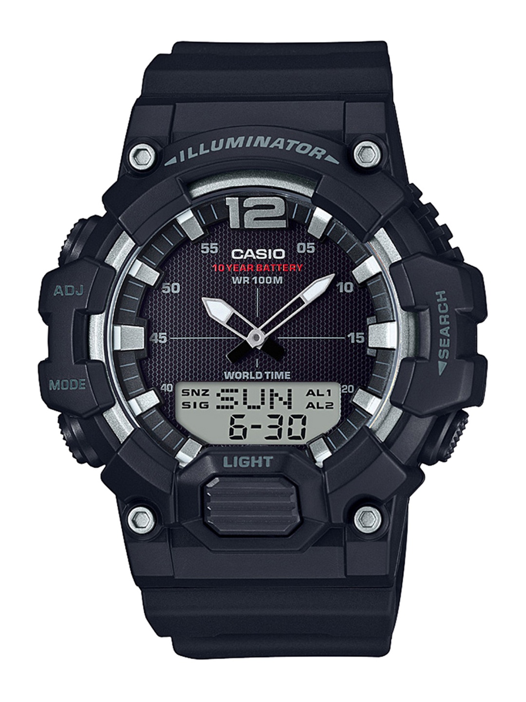 

CASIO Youth Series Men Black Dial Analog-Digital Watch HDC-700-1AVDF - D154