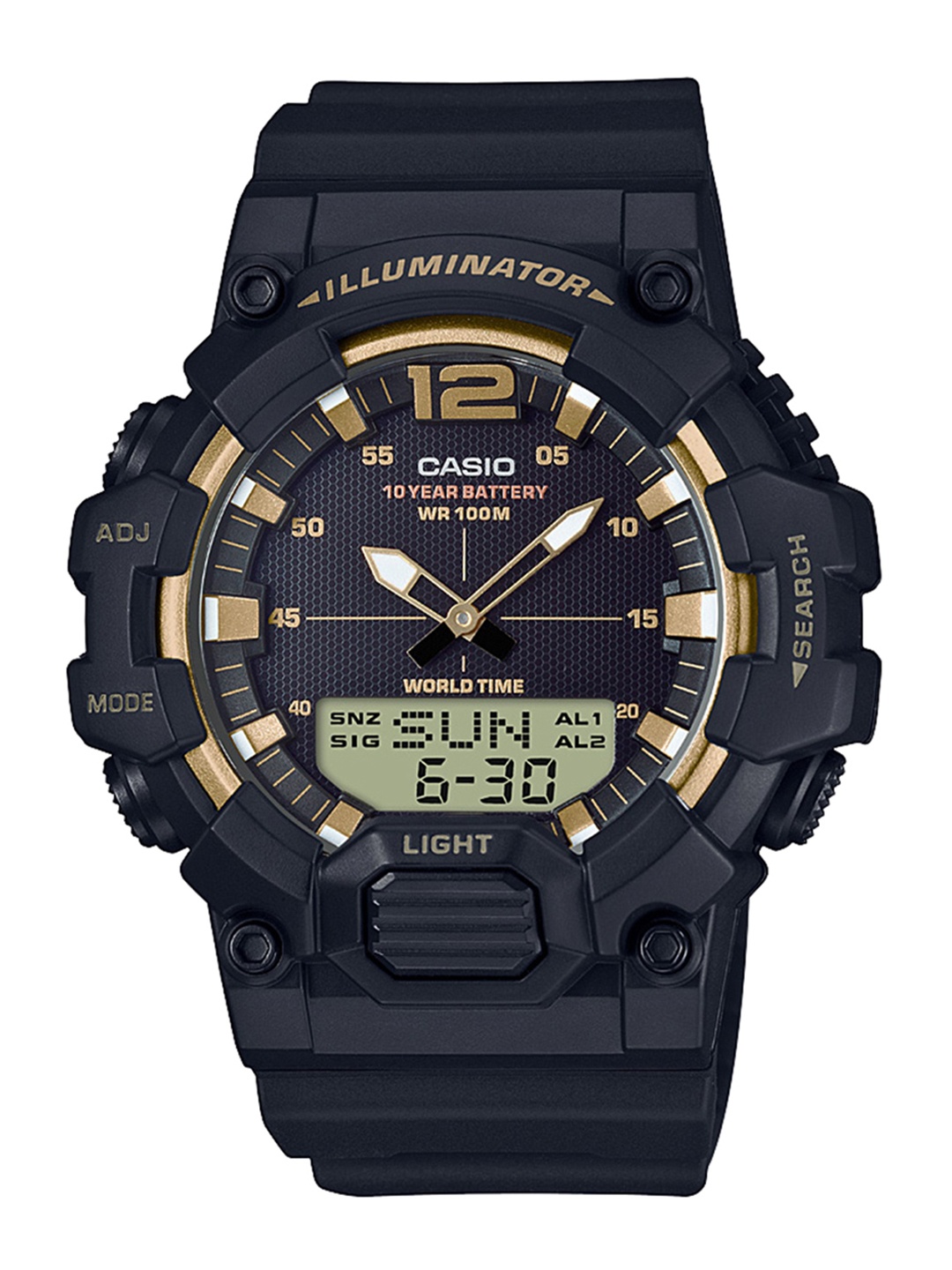 

CASIO Youth Series Men Black Dial Analog-Digital Watch HDC-700-9AVDF - D156