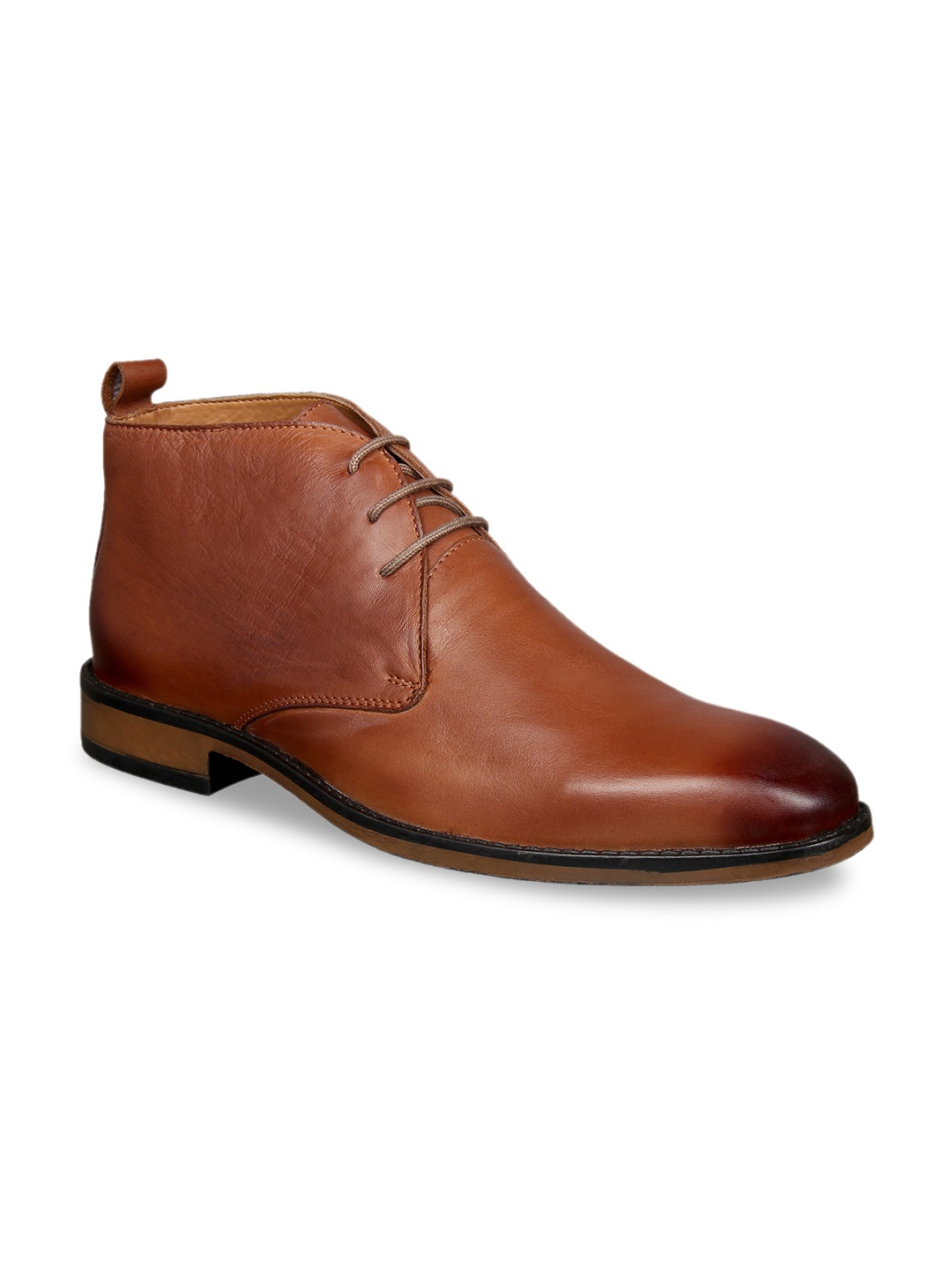 

Aditi Wasan Men Tan Brown Formal Leather Derbys