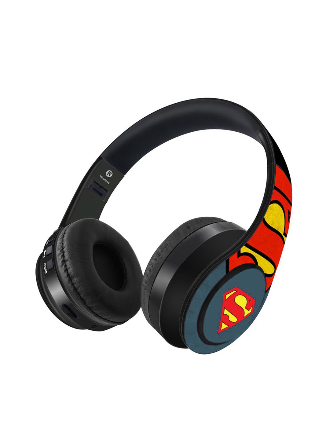 

Kook N Keech Navy & Red Superman Print Wireless Headphones, Navy blue