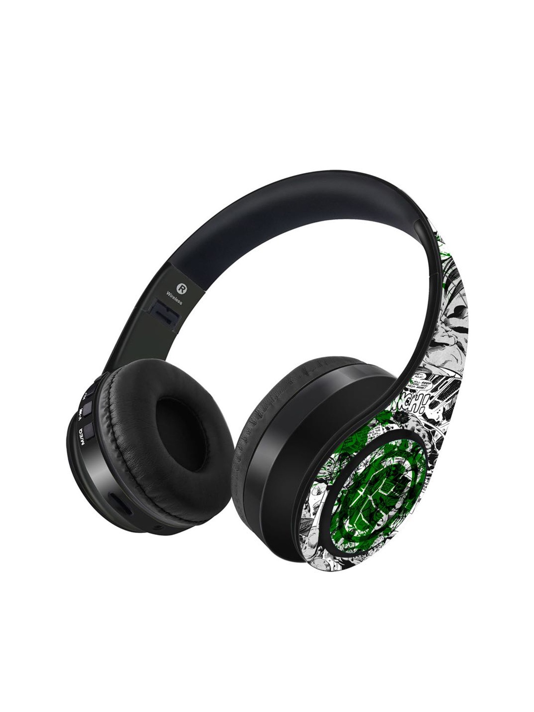 

Kook N Keech White & Grey Hulk Print Wireless Headphones