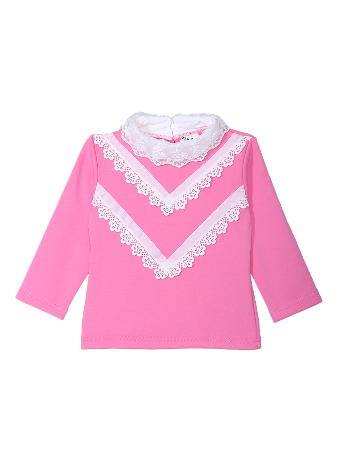 

Camey Girls Pink Solid Pullover