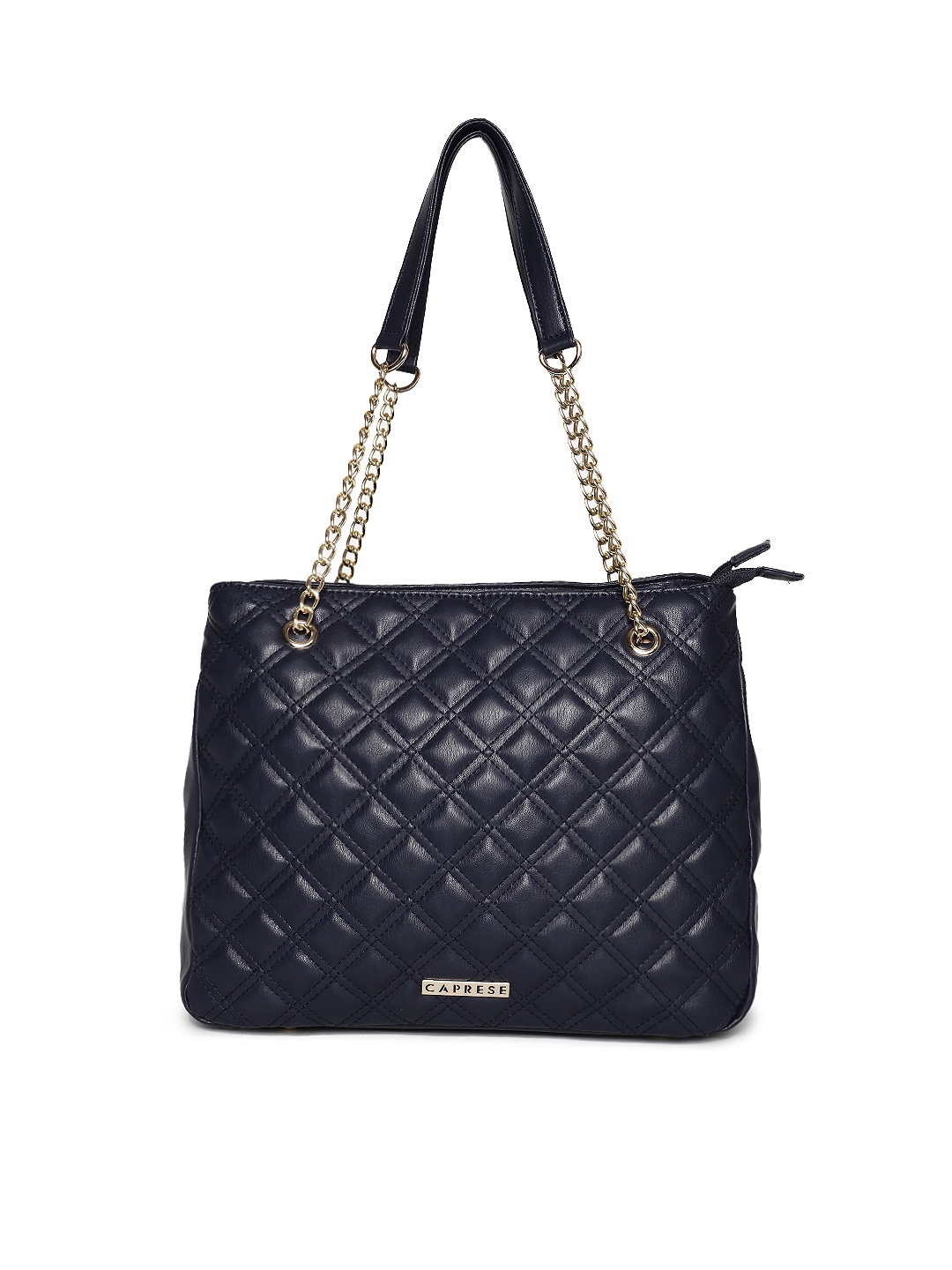 

Caprese Navy Blue Solid Shoulder Bag